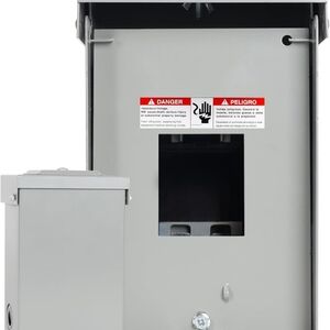 60 Amp Sub Panel, 2 Space 3 Wire Circuit Breaker Box (44)